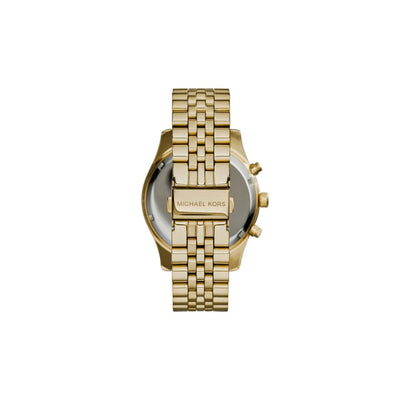 Michael Kors Watch Lexington Chronograph Gold Pave MK8494