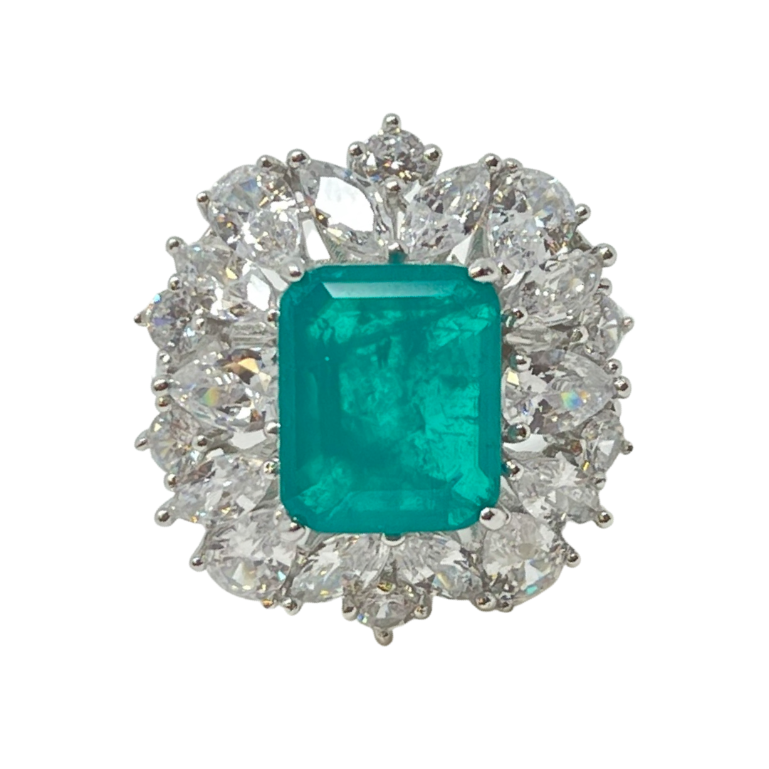 Emerald Cocktail Ring