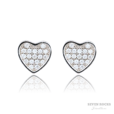 Micro Heart Studs