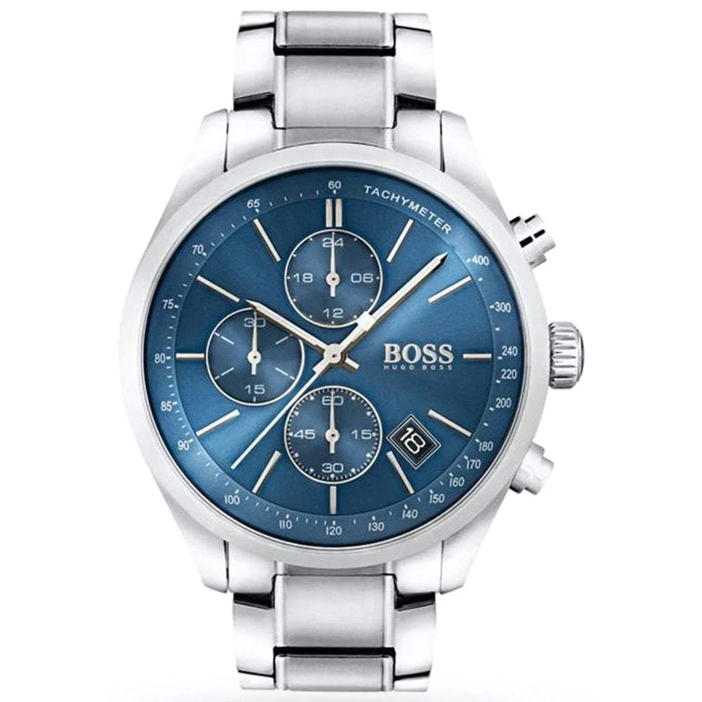 Hugo Boss Men's Watch Chronograph Grand Prix Blue HB1513478