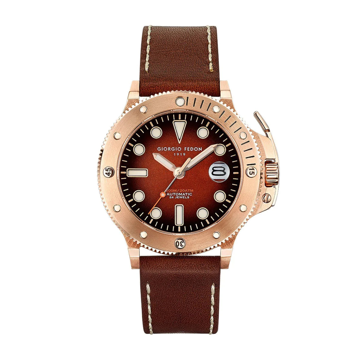 Giorgio Fedon Aquamarine IP Rose Gold GFCR003