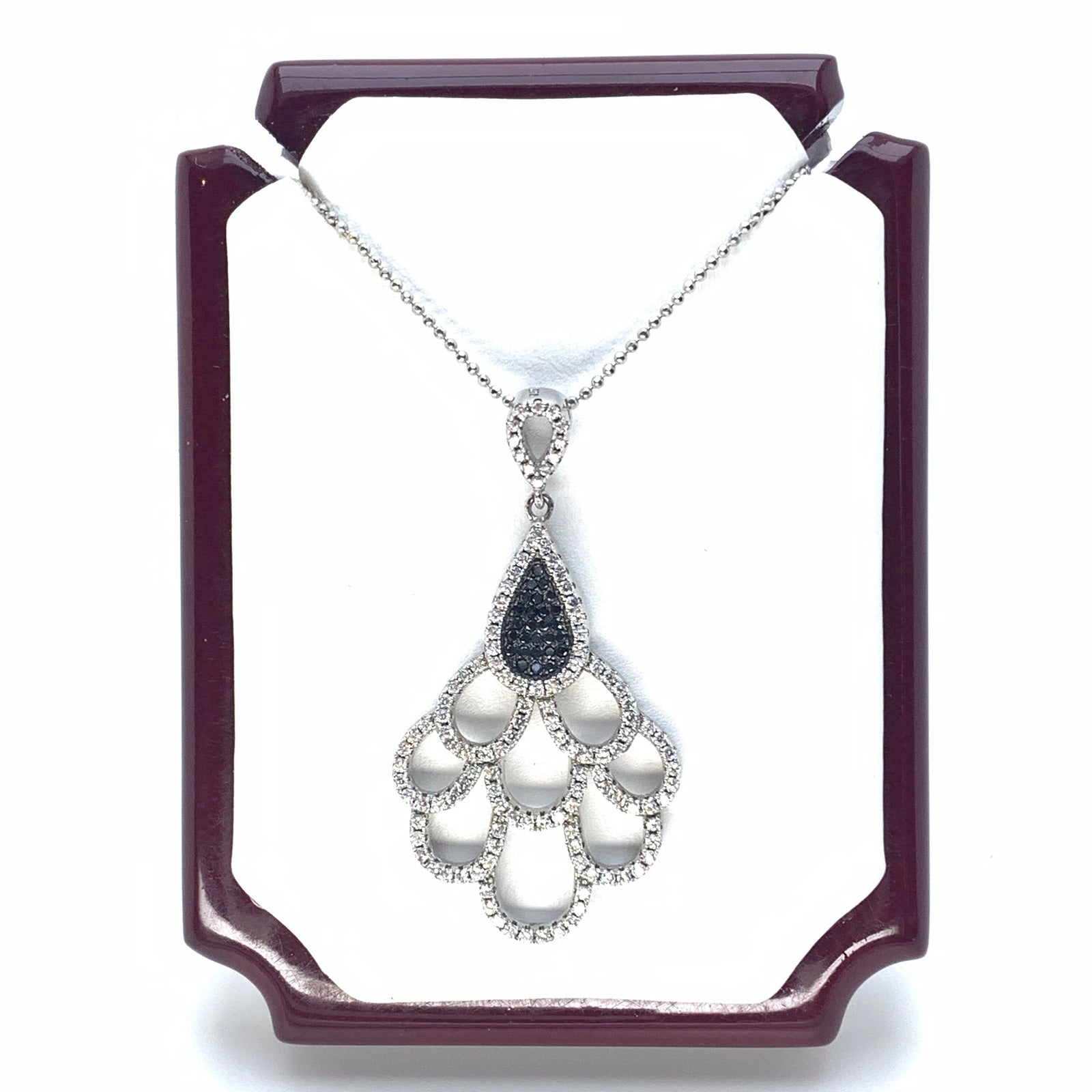 White Gold Iced Elegant Necklace