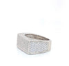 White Gold Iced Knuckle Ring