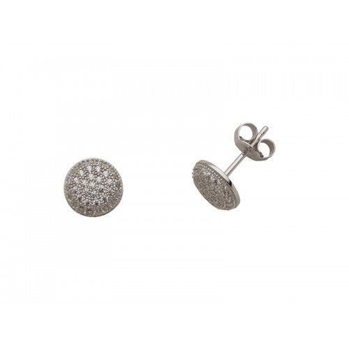 Micro Round Silver Studs 