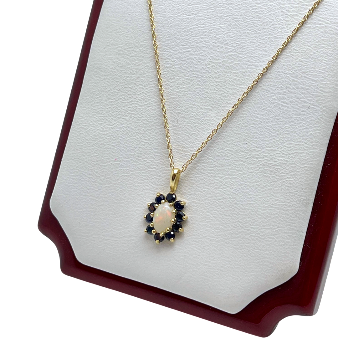 9 K Opal Necklace