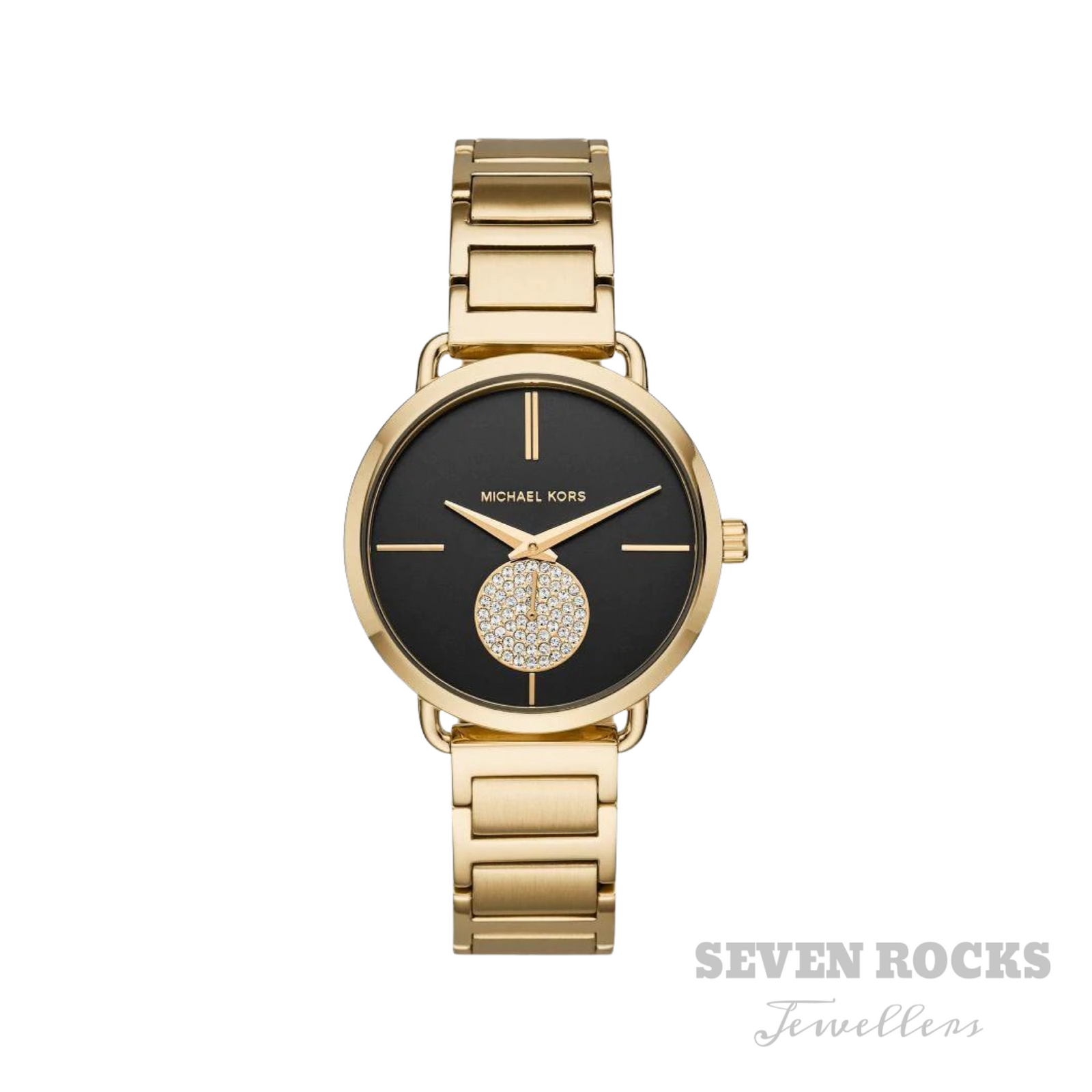 Michael Kors Ladies Watch Portia Yellow Gold MK3788