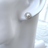 Pearl CZ Studs