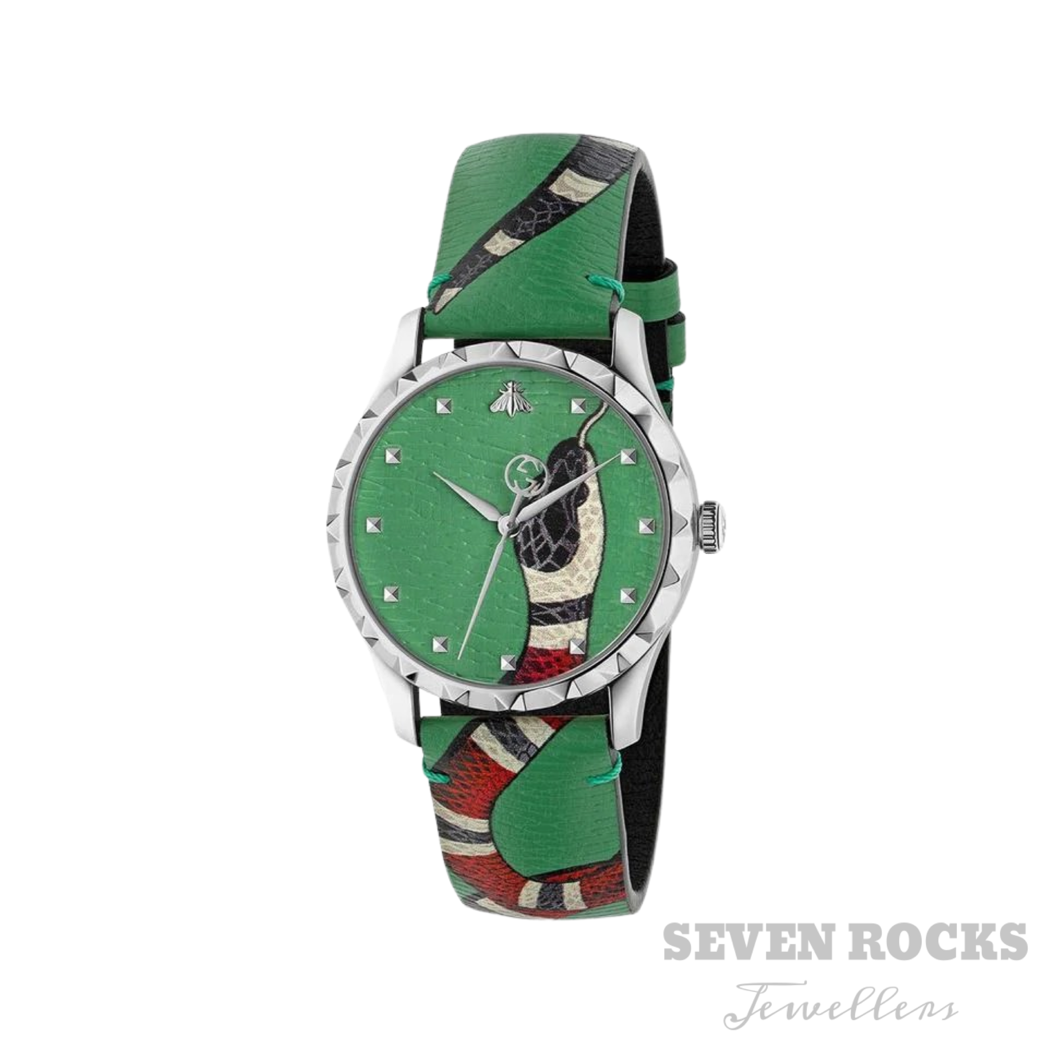 Gucci Watch G-Timeless Green Snake YA1264081 Seven Rocks