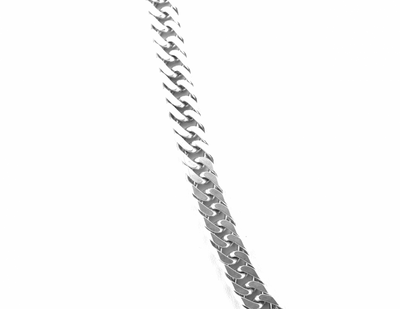 Double Curb Silver (925) Men’s Chain