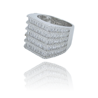 Square Baguette Ring - Size P