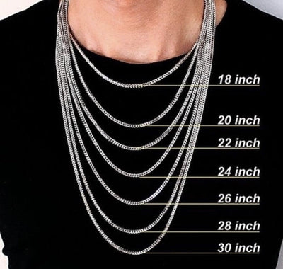 Baguette Cuban Chain 16 mm 20 inches