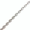 Iced White Gold Gucci Link Chain 7mm