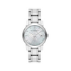 Burberry Ladies Watch Check Stamped Silver BU9125