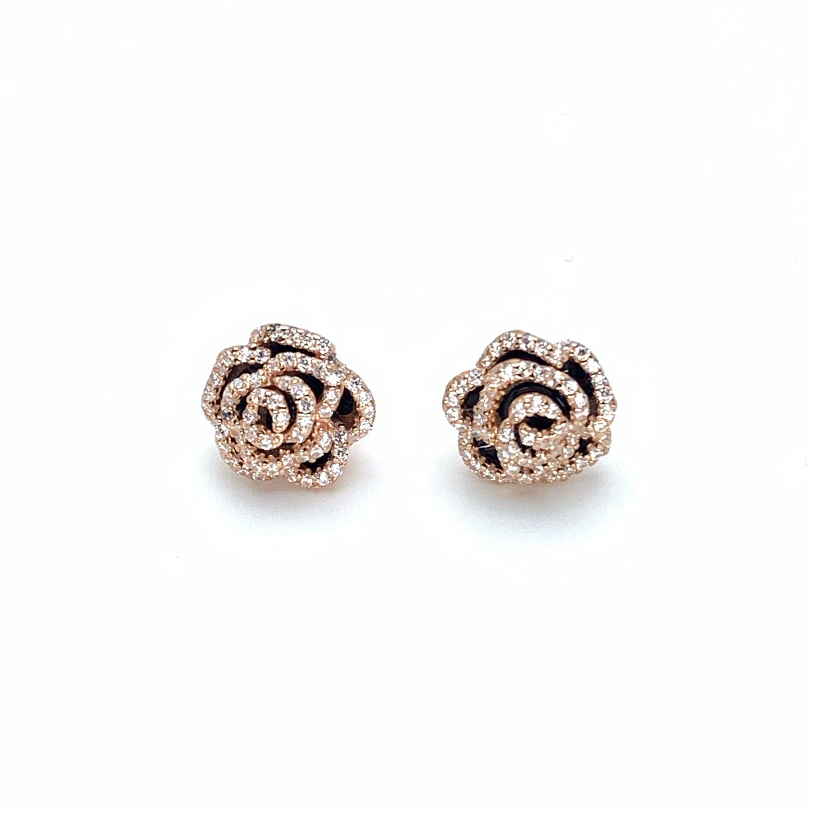 Rose Studs (Rose Gold Finish)