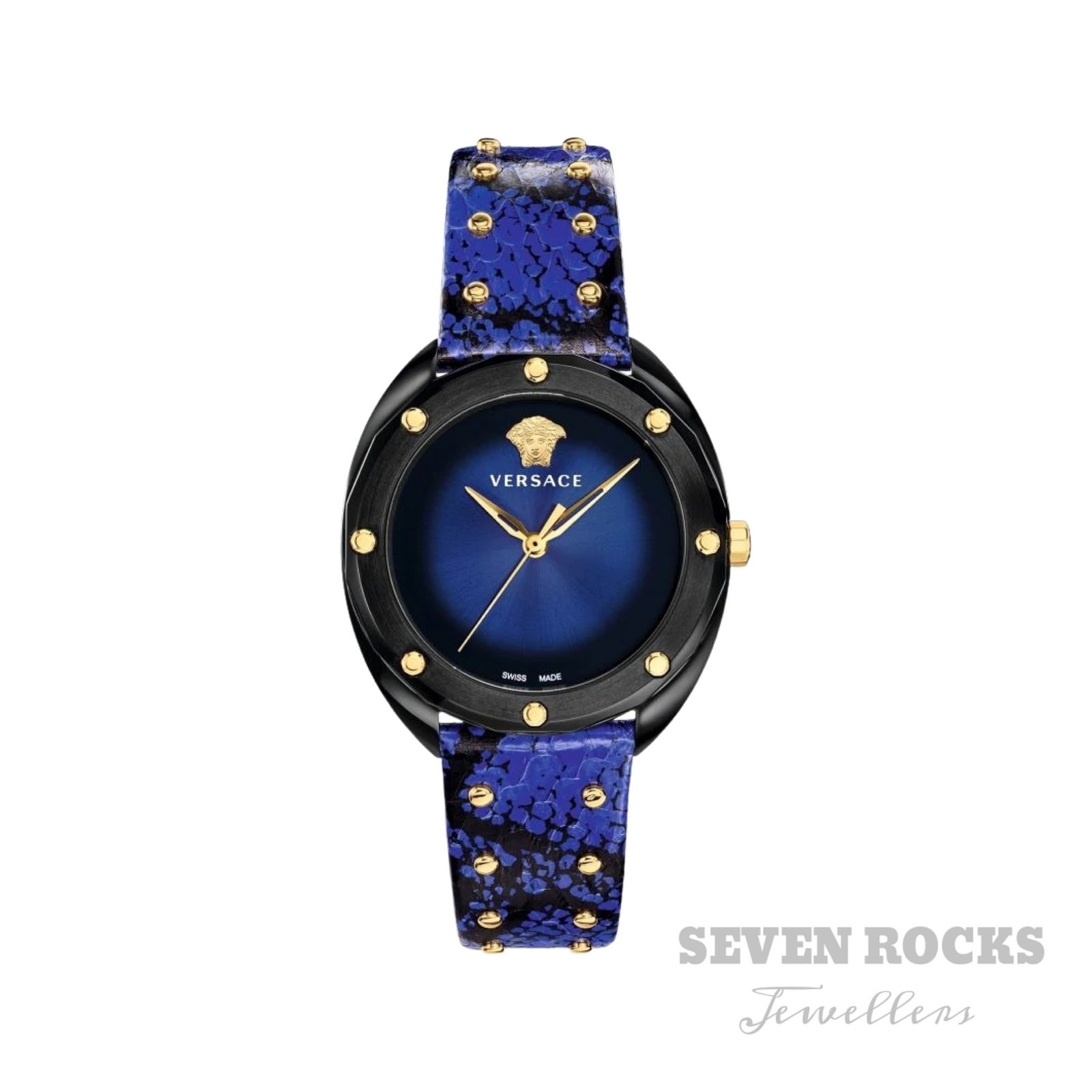 Versace Ladies Watch Shadov Dark Blue