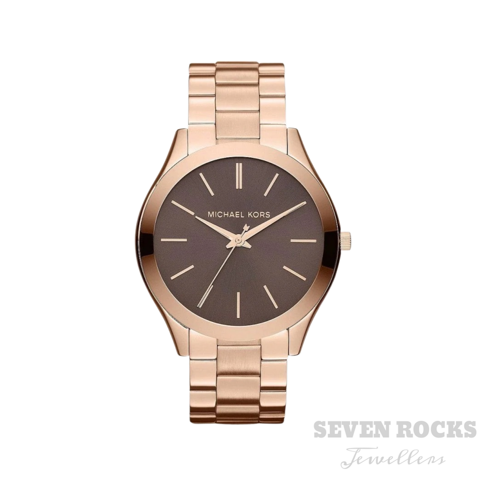 Michael Kors Ladies Watch Slim Runway Rose Gold MK3181