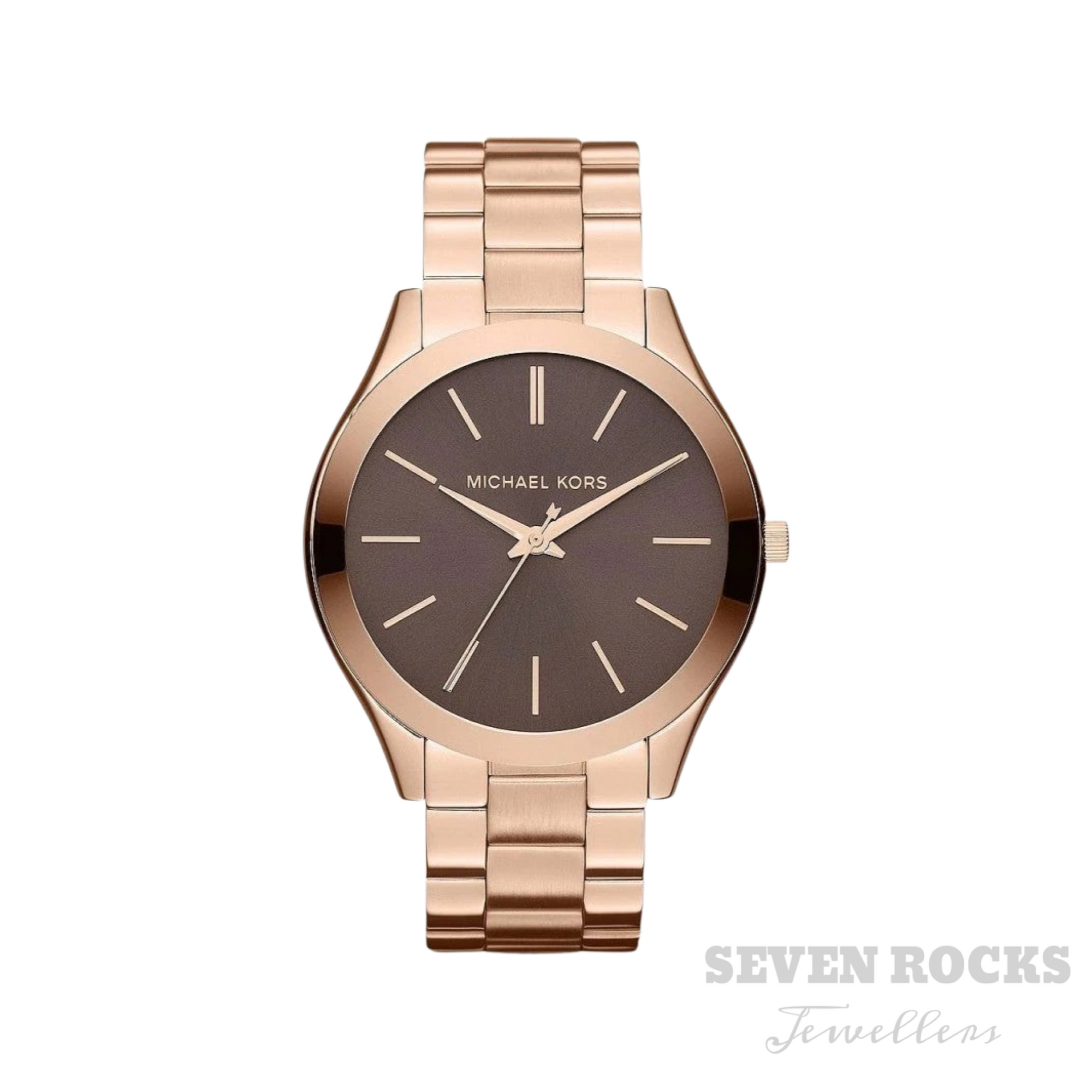 Michael Kors Ladies Watch Mini Slim Runway Rose Gold MK3205 – Watches &  Crystals