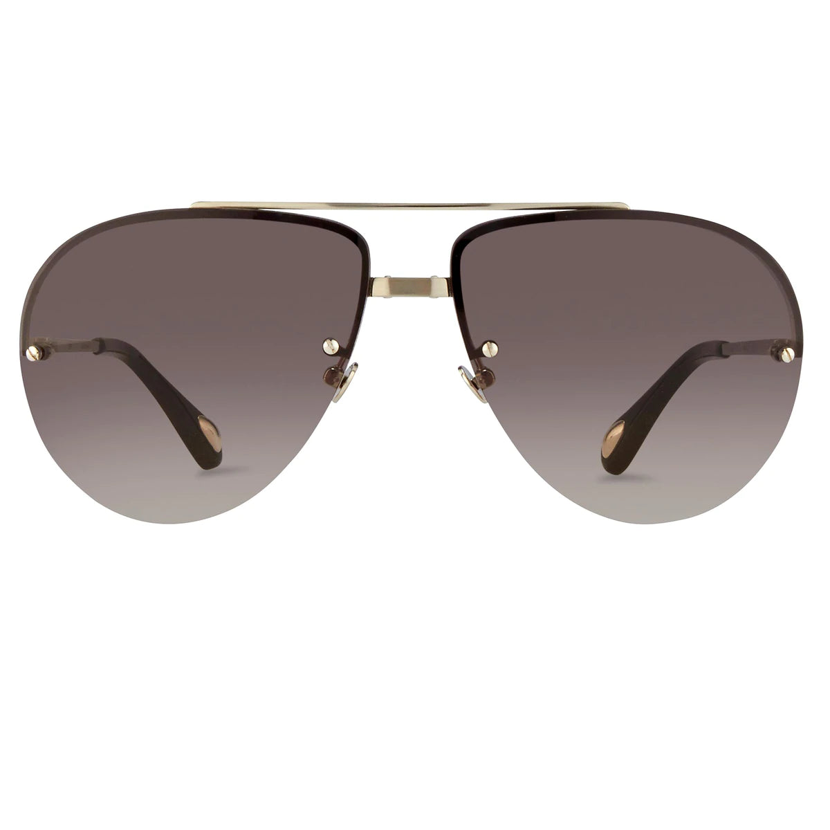 Ann Demeulemeester Sunglasses White Gold and Gray AD13C1SUN