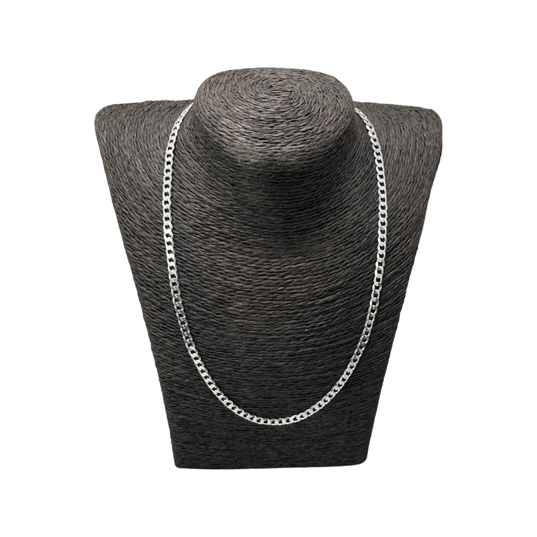 Silver Curb Chain 5mm