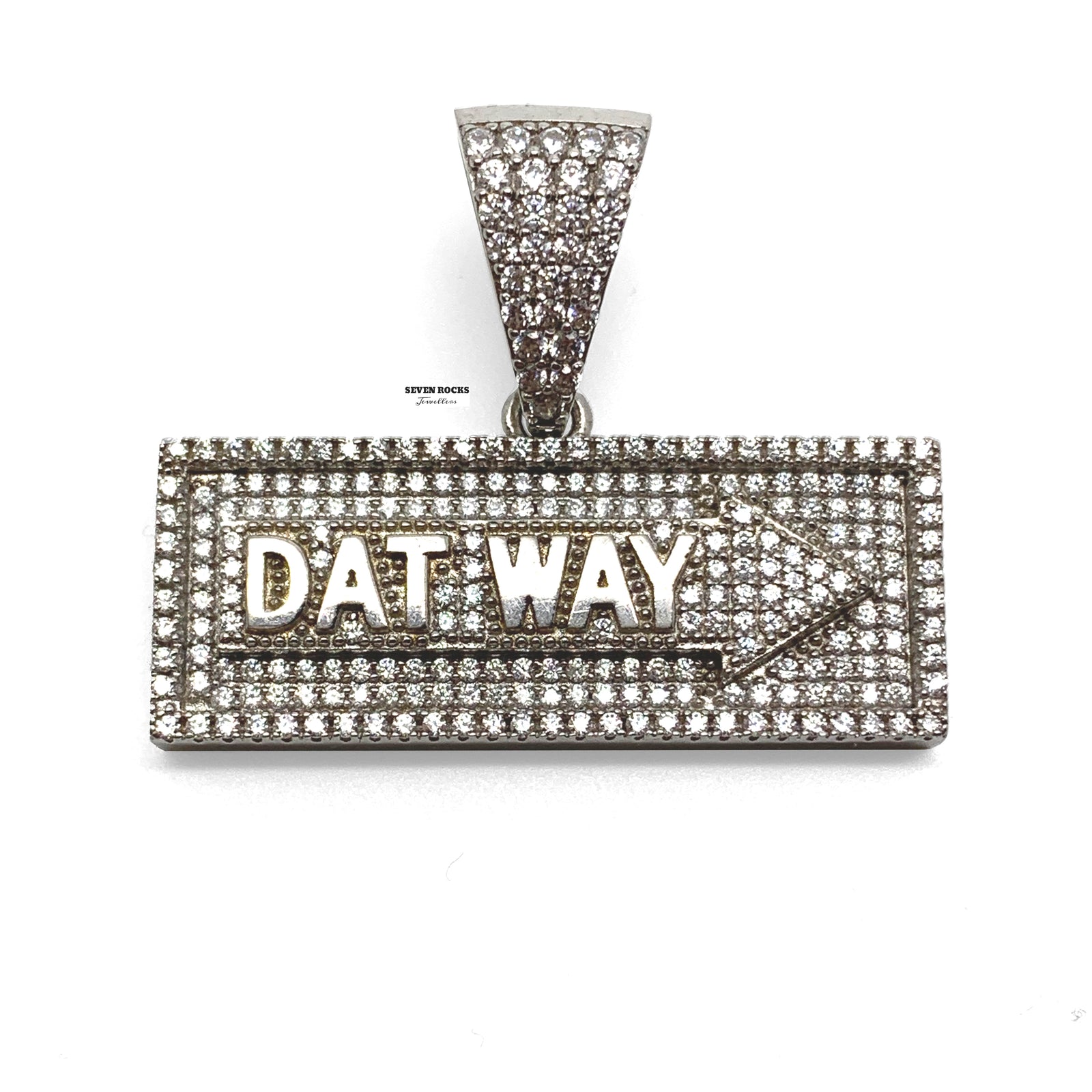 Dat Way Pendant Ice Jewlz