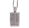 Iced Baggatti Silver Pendant